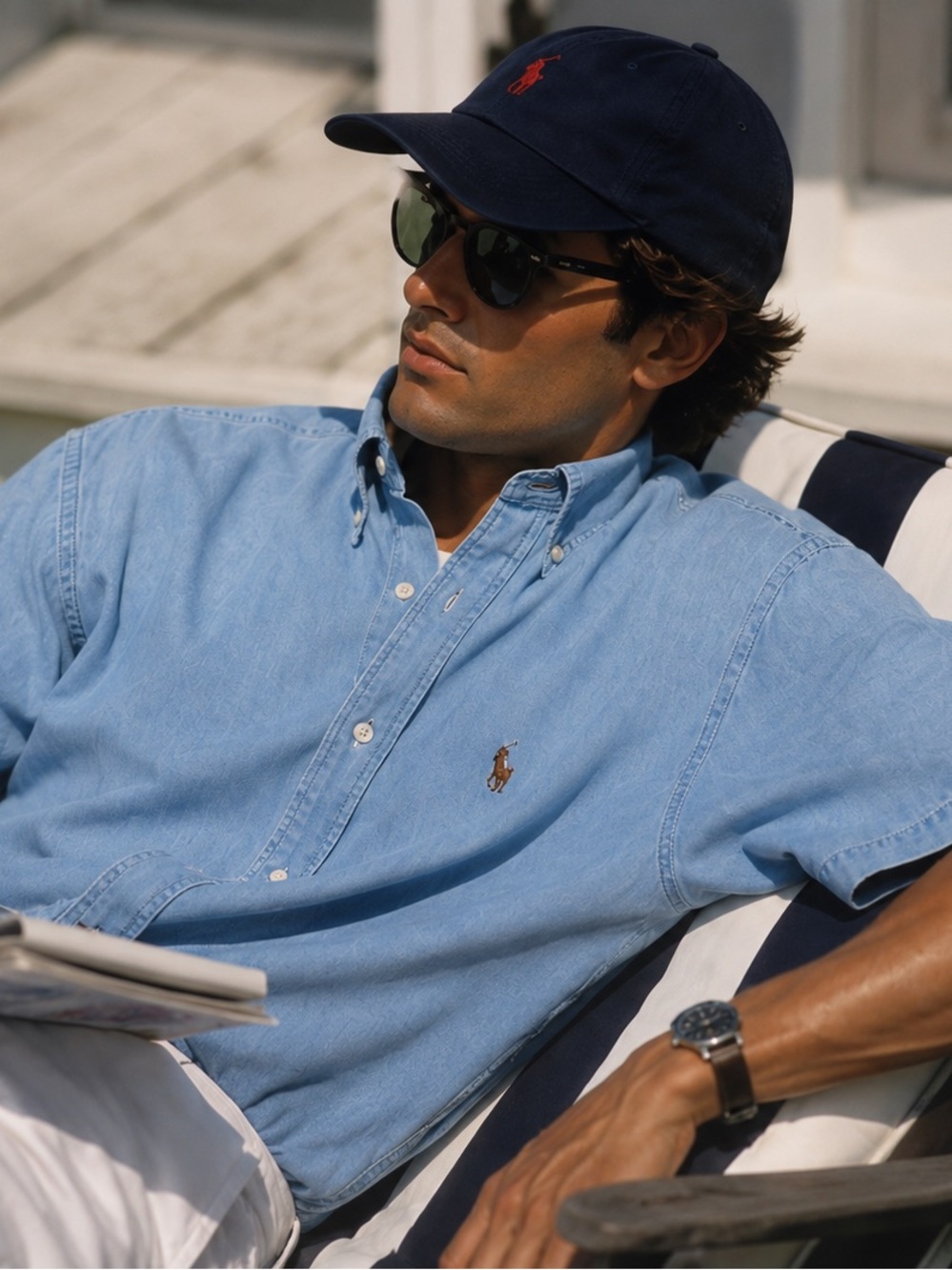 Polo by Ralph Lauren Light Blue Denim Button-Down Shirt